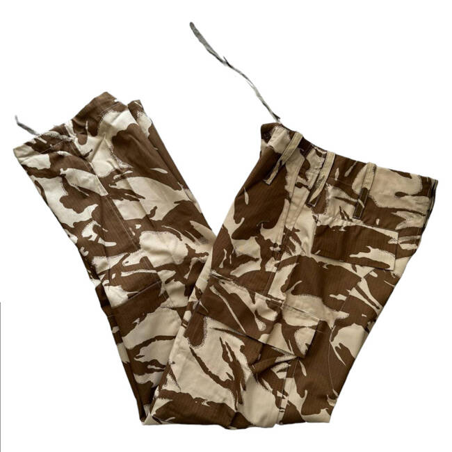 COSTUM INSTRUCTIE CU 2 PANTALONI - CAMUFLAJ DESERT RIPSTOP - SURPLUS MILITAR ARMATA ROMANA - CA NOU