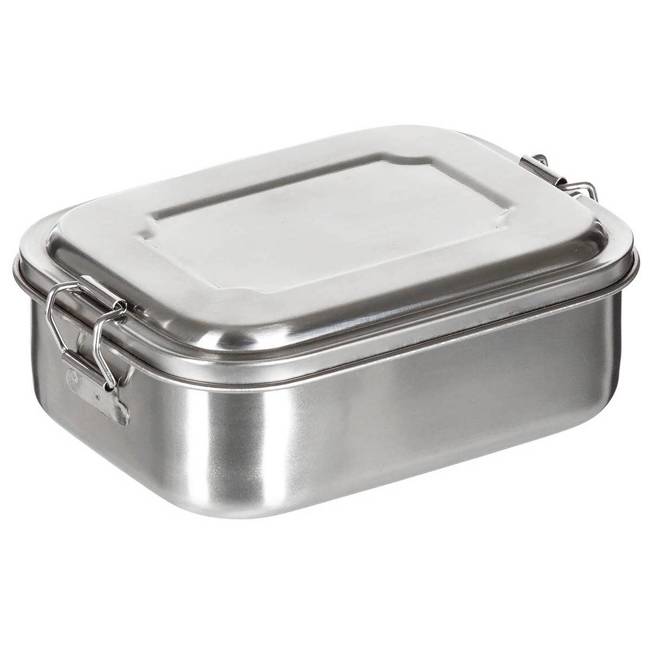 CUTIE DIN OȚEL INOXIDABIL PENTRU ALIMENTE - Fox Outdoor® - 18 x 14 x 6.5 cm