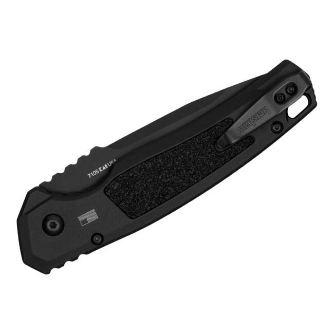 CUTIT AUTOMAT LAUNCH 16 ALUMINUM BLACK TANTO SERRATED - KERSHAW