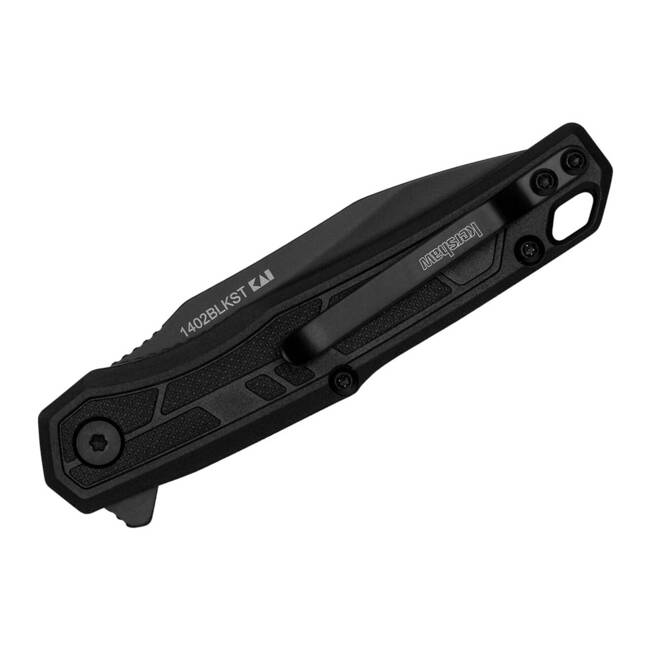 CUTIT CU DESCHIDERE ASISTATA APPA BLACK SERRATED - KERSHAW