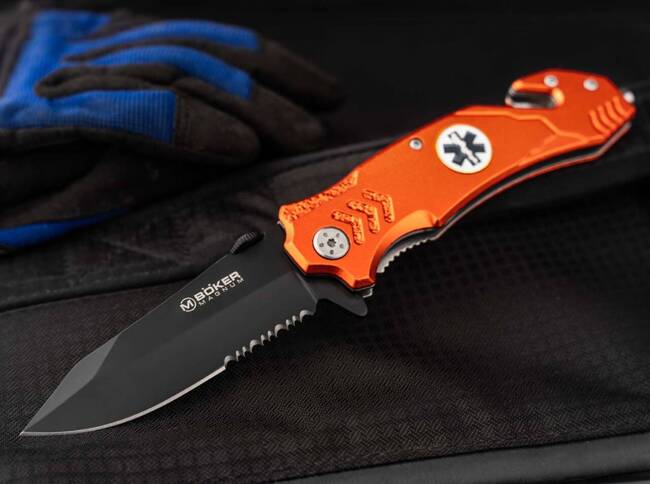 CUTIT CU DESCHIDERE ASISTATA EMS RESCUE - MAGNUM BY BOKER