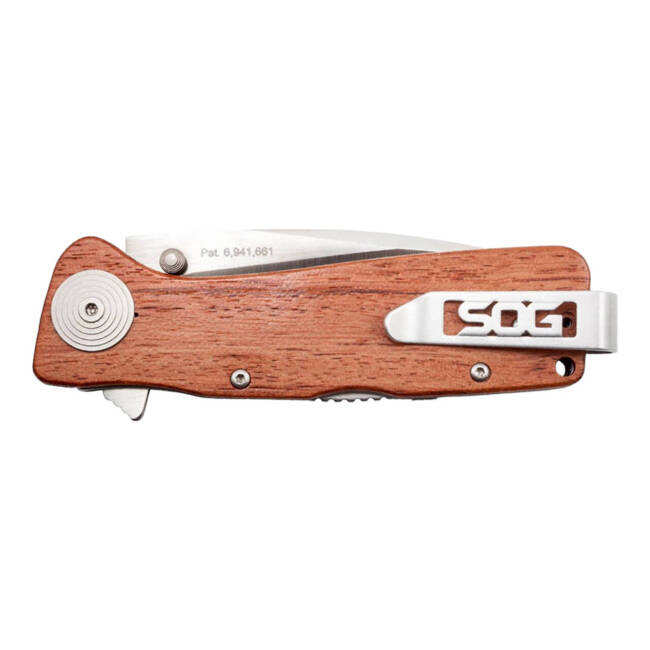 CUTIT CU DESCHIDERE ASISTATA TWITCH XL WOOD - SOG