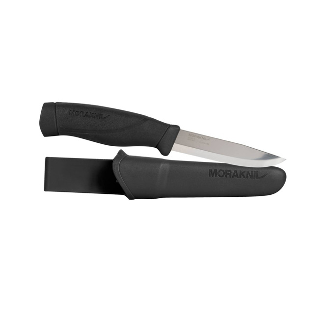 CUTIT CU LAMA FIXA - COMPANION HEAVYDUTY (S) - OTEL INOXIDABIL - MORAKNIV - NEGRU