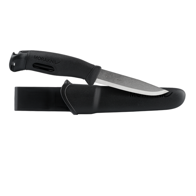 CUȚIT CU LAMĂ FIXĂ - COMPANION SPARK - MORAKNIV® - NEGRU