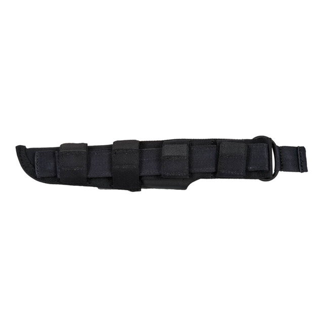 CUTIT CU LAMĂ FIXĂ - TACTICAL SRT - OȚEL INOXIDABIL - MORAKNIV® - NEGRU