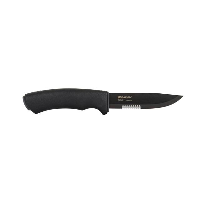 CUTIT CU LAMĂ FIXĂ - TACTICAL SRT - OȚEL INOXIDABIL - MORAKNIV® - NEGRU