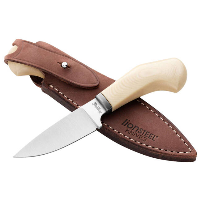 CUTIT CU LAMA FIXA  - "Willy Micarta White" - LionSteel