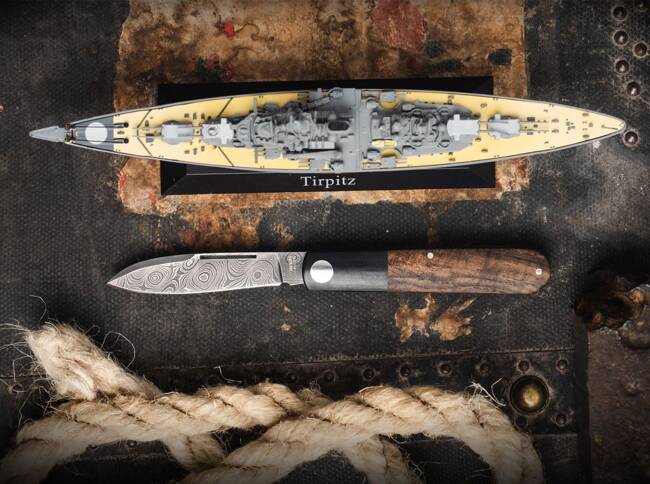 CUTIT DAMASCUS BARLOW PRIME TIRPITZ - BOKER