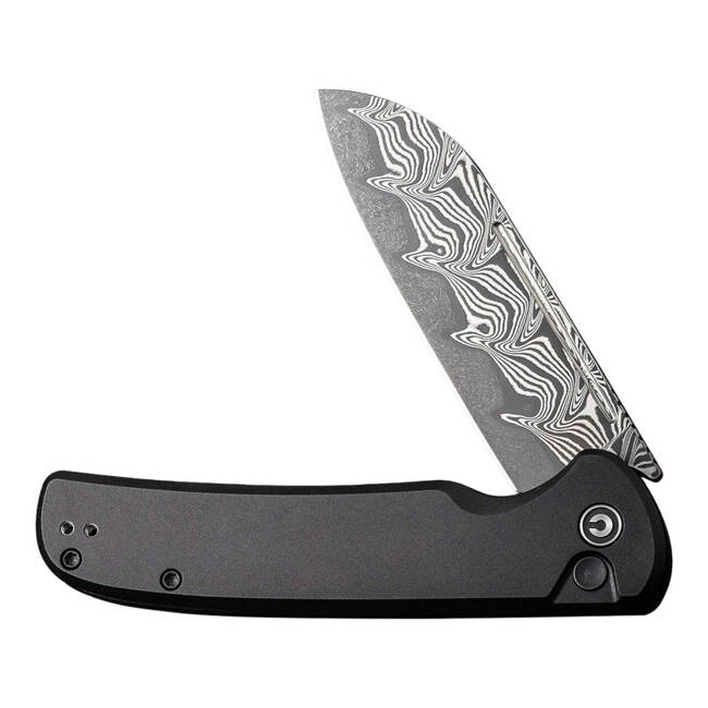 CUTIT DAMASCUS CHEVALIER II ALUMINUM NEGRU - CIVIVI