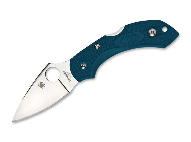 CUTIT DE BUZUNAR "DRAGONFLY 2" - BLUE - SPYDERCO