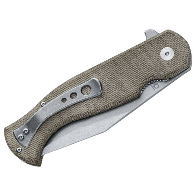 CUTIT DE BUZUNAR EAST WOOD TIGER D2 OD GREEN - FOX KNIVES