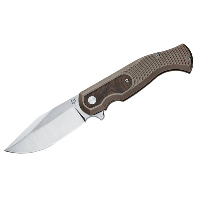 CUTIT DE BUZUNAR EAST WOOD TIGER TITAN ZIRICOTE - FOX KNIVES