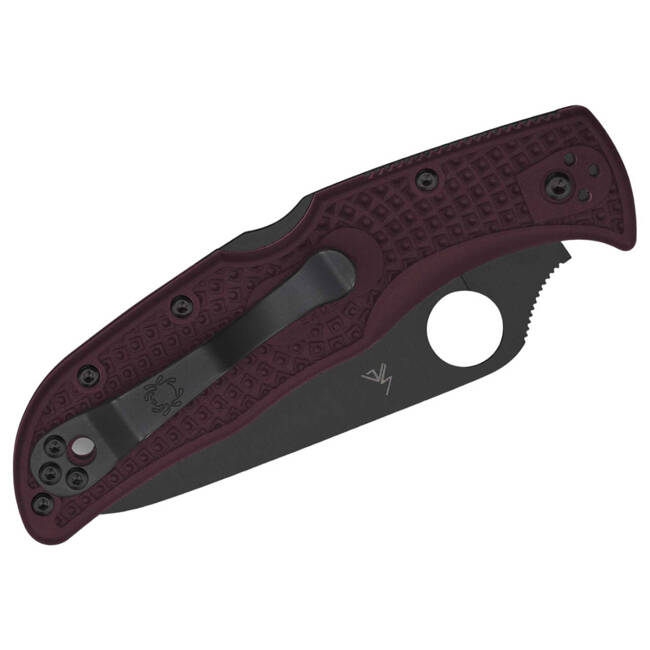 CUTIT DE BUZUNAR "EndelaLightweight Micro-Melt PD#1 Black Blade Sprint Run"- SPYDERCO