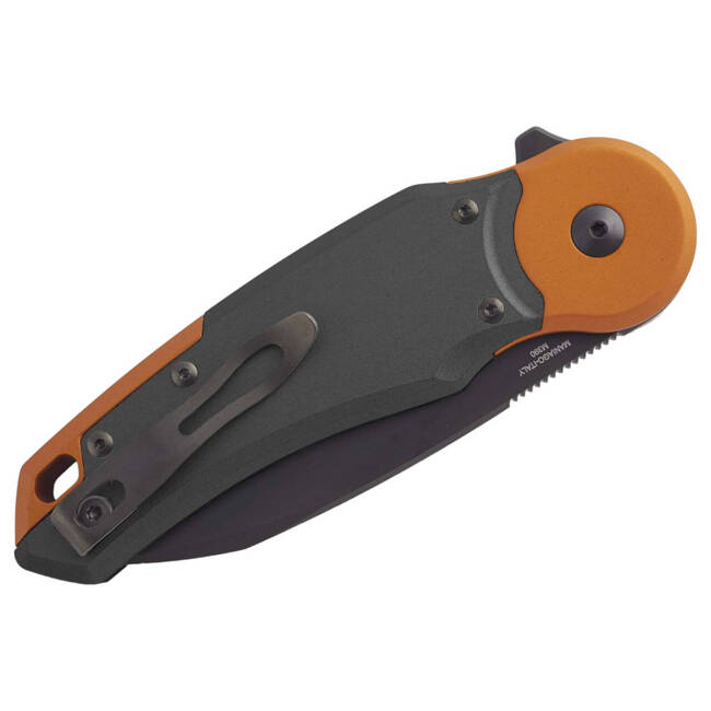 CUTIT DE BUZUNAR METAMORPHOSIS WHARNCLIFFE M390 ALUMINUM BLACK & ORANGE PVD - FOX KNIVES