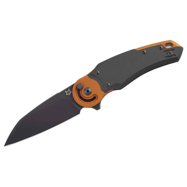 CUTIT DE BUZUNAR METAMORPHOSIS WHARNCLIFFE M390 ALUMINUM BLACK & ORANGE PVD - FOX KNIVES