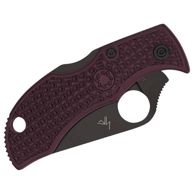 CUTIT DE BUZUNAR "Manbug Micro-Melt PD#1 Black Blade Sprint Run" - SPYDERCO