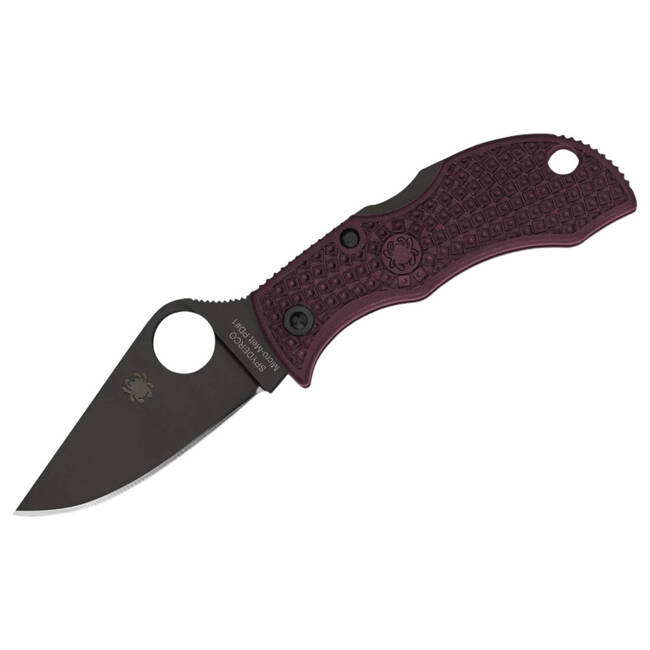 CUTIT DE BUZUNAR "Manbug Micro-Melt PD#1 Black Blade Sprint Run" - SPYDERCO