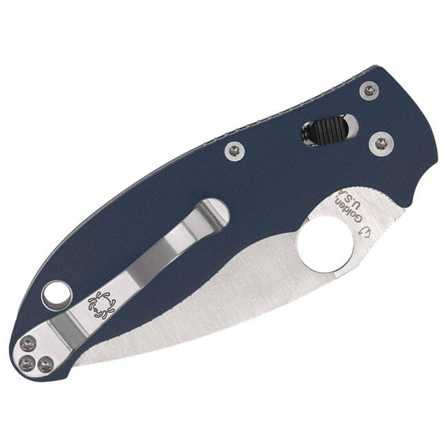 CUTIT DE BUZUNAR Manix 2 CPM SPY27 G10 Blue PlainEdge - SPYDEREDGE