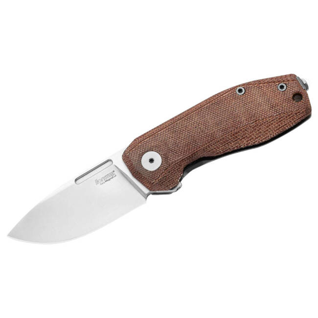 CUTIT DE BUZUNAR - "Nano Titanium Micarta Natural" - LionSteel