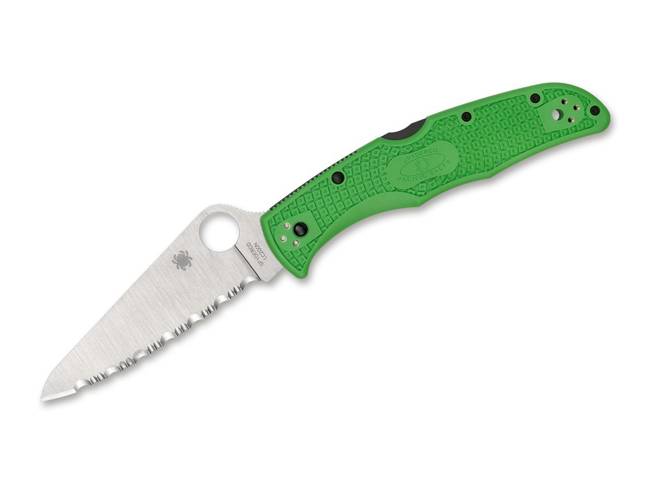 CUTIT DE BUZUNAR "PACIFIC SALT 2" - VERDE - SPYDERCO