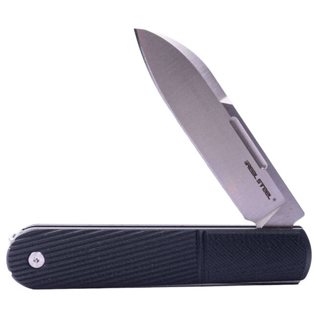 CUTIT DE BUZUNAR - "Real Barlow RB5 Droppoint G10 Black" - Real Steel