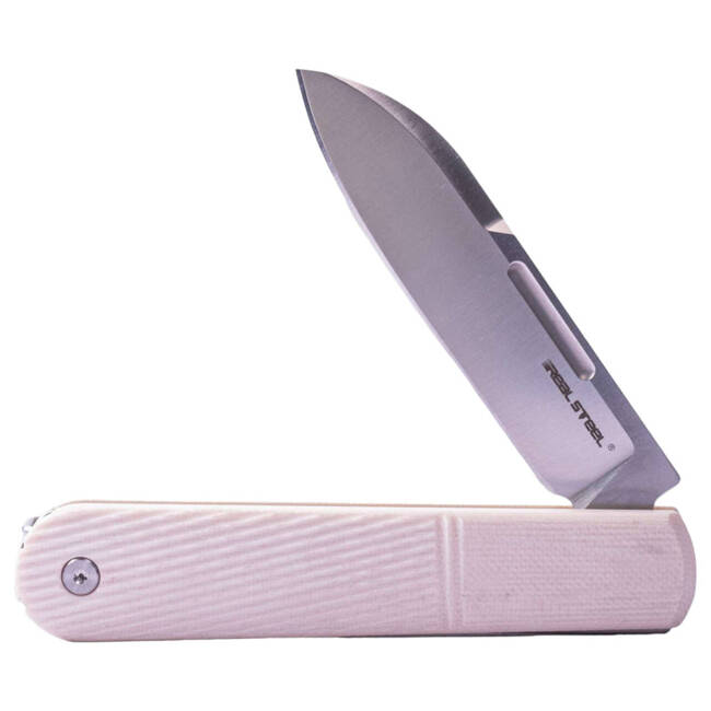 CUTIT DE BUZUNAR - "Real Barlow RB5 Droppoint G10 Ivory" - Real Steel