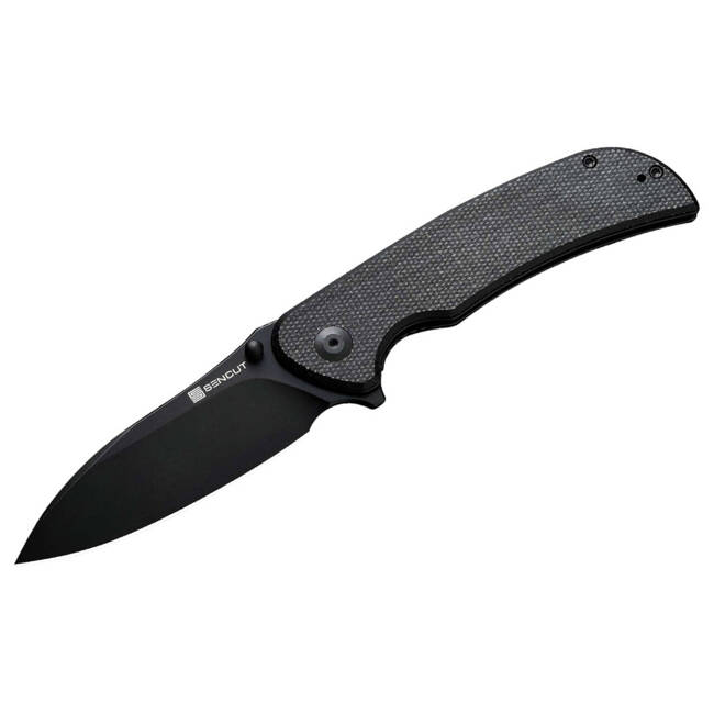 CUTIT DE BUZUNAR - "SENCUT Borzam Micarta All Black" - Böker 