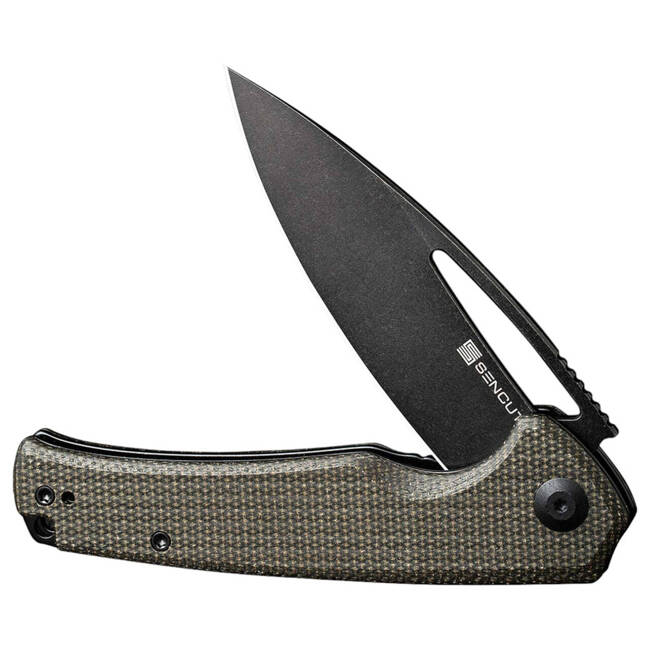 CUTIT DE BUZUNAR - "SENCUT Mims Micarta Dark Green Black" - Böker 