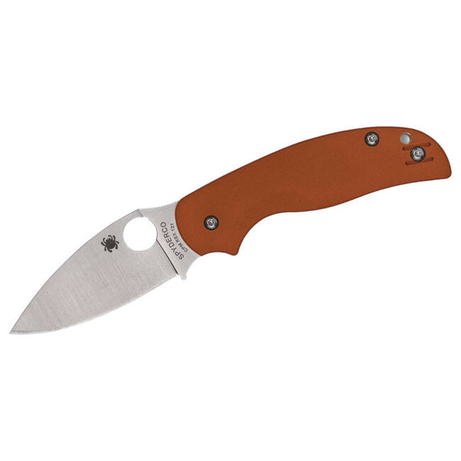 CUTIT DE BUZUNAR Sage 5 CPM REX 121 G10 Burnt Orange PlainEdge - SPYDEREDGE