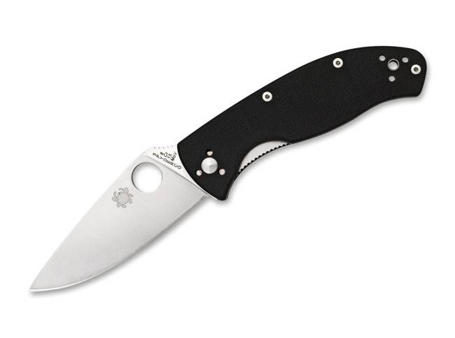 CUTIT DE BUZUNAR "TENACIOUS SATIN PLAIN" - SPYDERCO