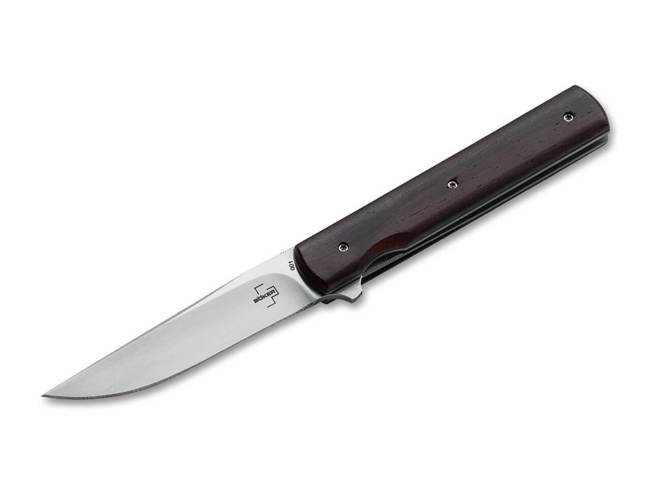 CUTIT DE BUZUNAR "URBAN TRAPPER LINEAR COCOBOLO" - BOKER PLUS