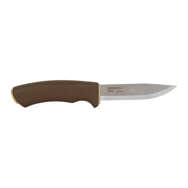 CUȚIT DE SUPRAVIEȚUIRE DESERT BUSHCRAFT - OȚEL INOXIDABIL - KAKI - MORAKNIV®  