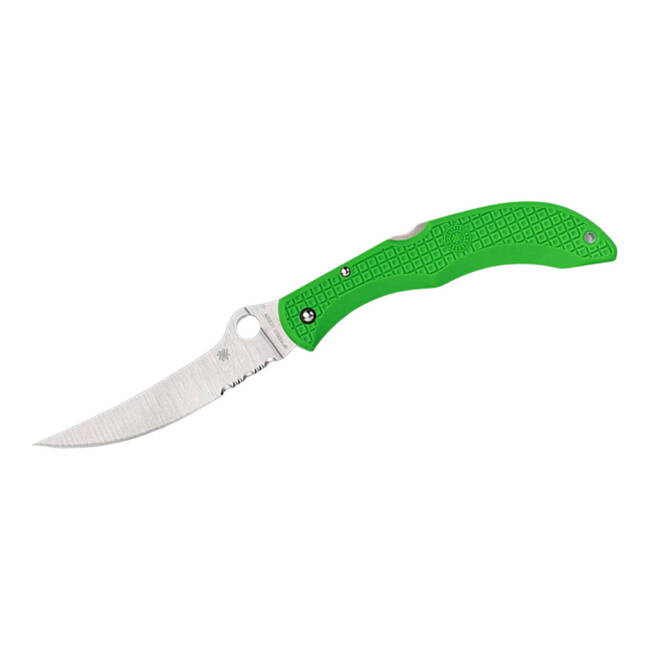 CUTIT EDC CATCHERMAN SALT GREEN LC200N SPRINT RUN - SPYDERCO