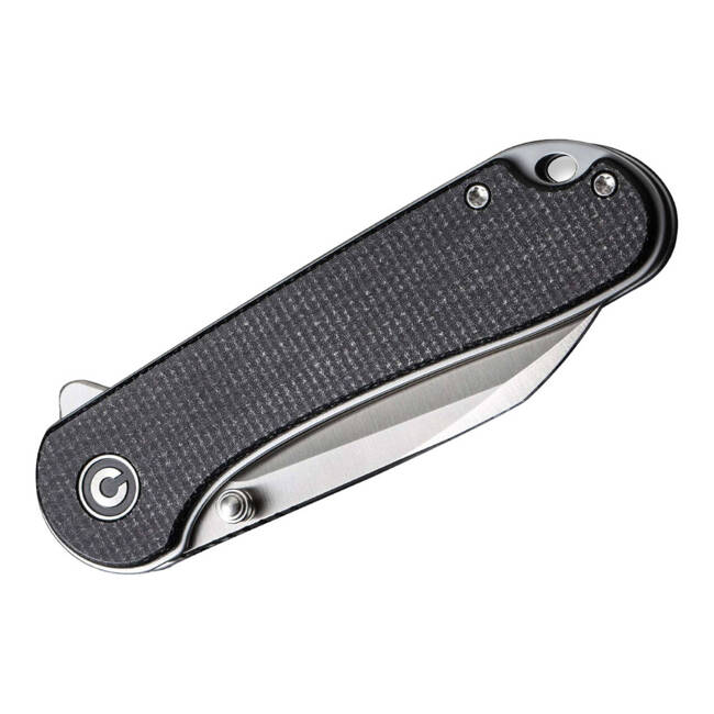 CUTIT EDC ELEMENTUM MICARTA NEGRU SATIN - CIVIVI