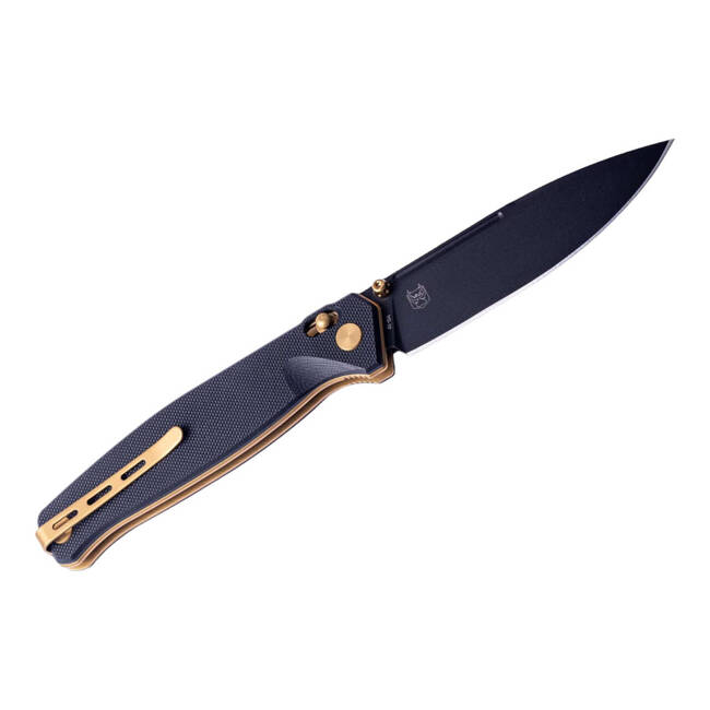 CUTIT EDC HUGINN G10 BLACK & GOLD - REAL STEEL