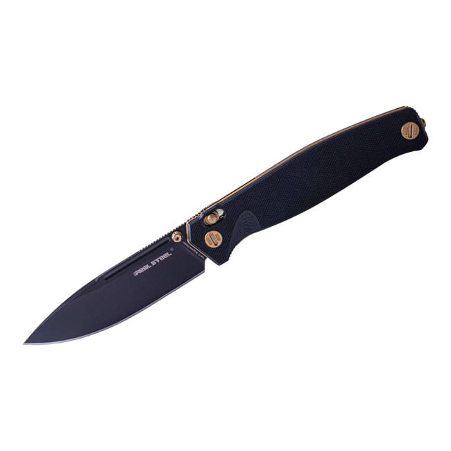 CUTIT EDC HUGINN G10 BLACK & GOLD - REAL STEEL