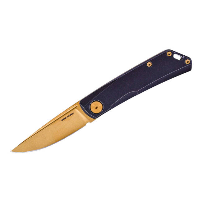 CUTIT EDC LUNA TITANIUM BLACK & GOLD - REAL STEEL