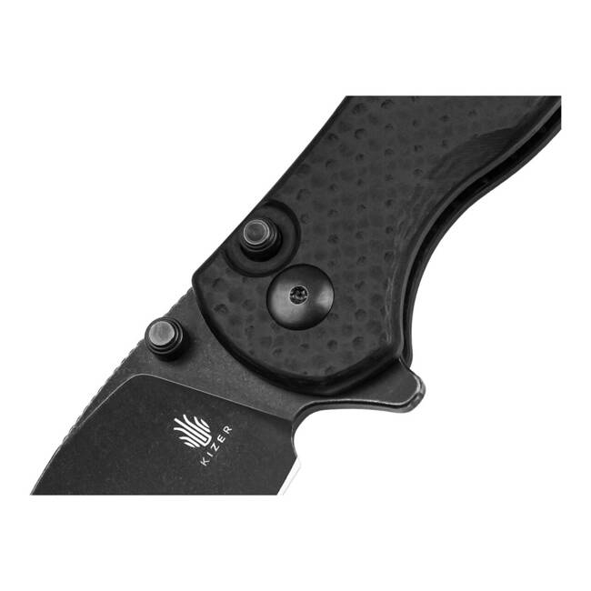 CUTIT EDC MINI GROUPER G10 NEGRU - KIZER