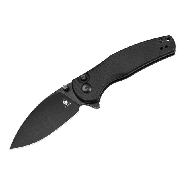 CUTIT EDC MINI GROUPER G10 NEGRU - KIZER