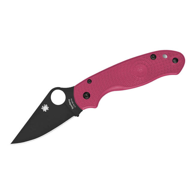 CUTIT EDC PARA 3 LIGHTWEIGHT PINK BLACK BLADE PLAINEDGE - SPYDERCO