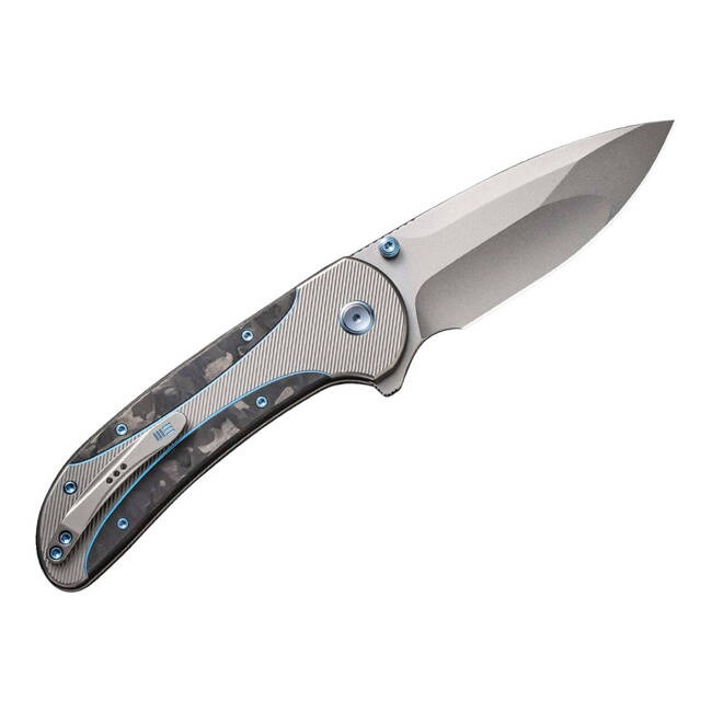 CUTIT EDC ZIZZIT TITANIUM GREY MARBLE CF - WE KNIFE