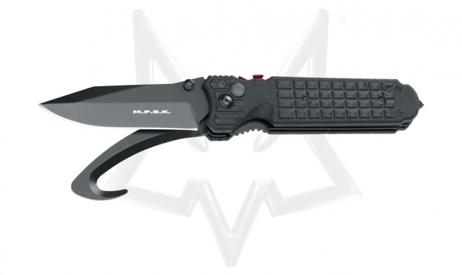 Cutit Fox M.P.S.K. Multi Purpose Survival Knife Rescue Utility negru