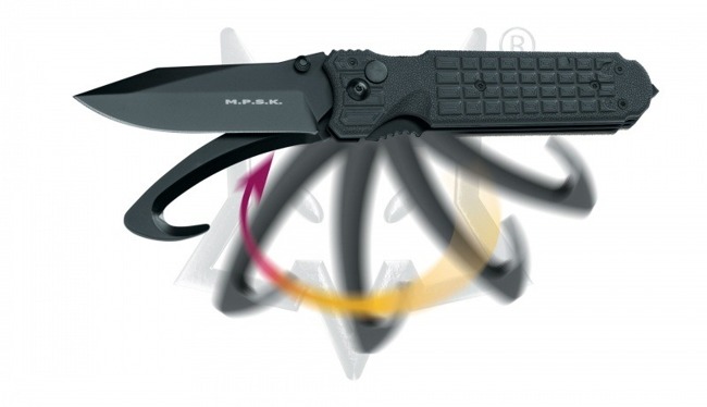 Cutit Fox M.P.S.K. Multi Purpose Survival Knife - Survival Rescue negru