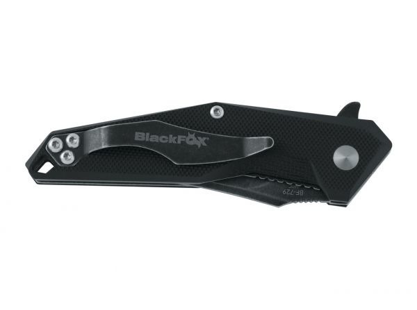 Cutit de buzunar BlackFox Kravi Black G10