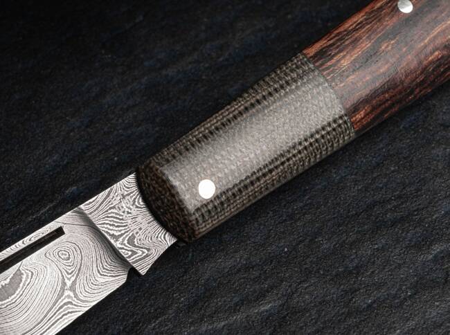 Cutit de buzunar Böker Barlow Integral Leopard-Damascus