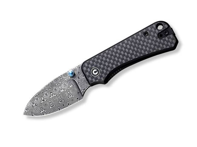 DAMASCUS KNIFE BABY BANTER G10 CF NEGRU - CIVIVI