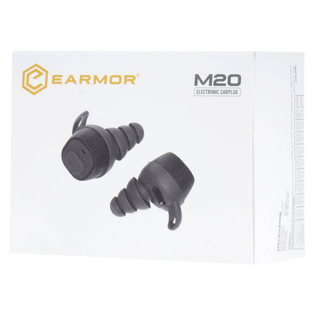 DOPURI ELECTRONICE DE URECHI PENTRU PROTECTIA AUZULUI - M20 - EARMOR - NEGRE