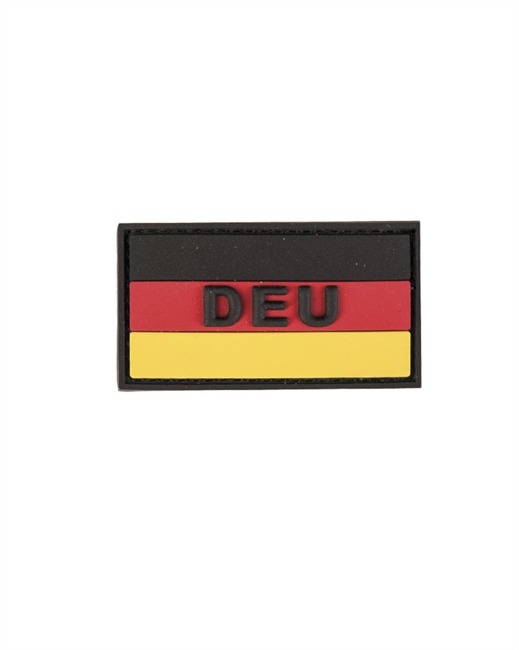 EMBLEMA, PATCH 3D CU VELCRO - STEAGUL GERMANIEI "DEU" - COLORAT - Mil-Tec® - SMALL