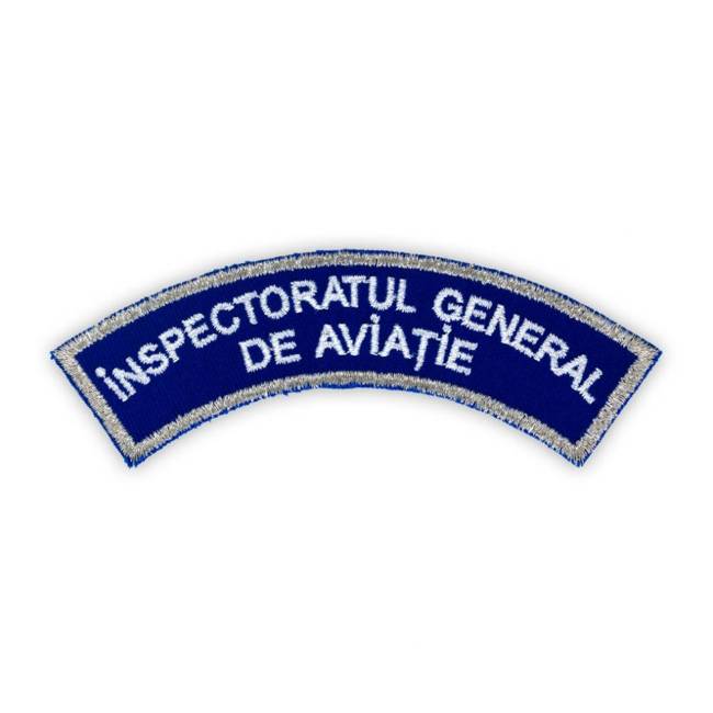 Emblema IGAV (Emblema scut + emblema semirotunda) cu aplicare termica