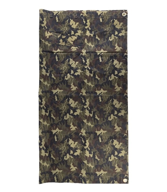 FOAIE DE CORT IMPERMEABILA, ADAPOST, PONCHO - 180 x 180 CM - CAMUFLAJ MOZAIC WOODLAND - SURPLUS MILITAR ARMATA ROMANA - CA NOUA 